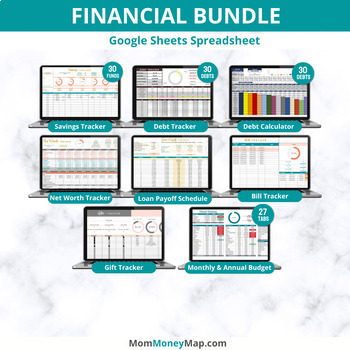 Preview of Financial Bundle Google Sheets Spreadsheet
