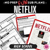 Netflix | ELA Emergency Sub Plans for High School | Fun Su
