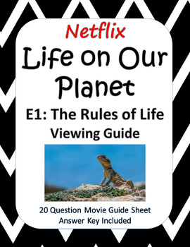 Preview of Netflix Life on Our Planet Viewing Guide BUNDLE - Google Copy Included