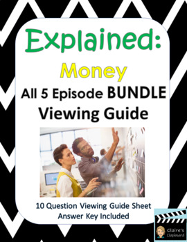 Preview of Netflix Money Explained BUNDLE - All 5 Episode Viewing Guides - Google Copy too