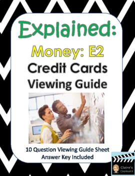 Preview of Netflix Money Explained: Episode 2 Credit Cards - Google Slide Copy Included