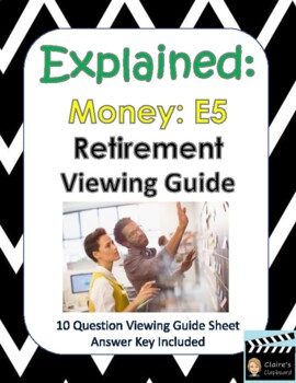 Preview of Netflix Money Explained: Episode 5 - Retirement - Google Slide Copy Included