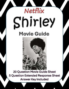 Preview of Netflix Shirley Movie Guide - 2024 - Shirley Chisholm - Google Copy Included
