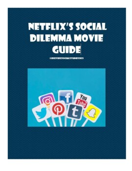 Preview of Netflix's Social Dilemma Multiple Choice Movie Guide (Google Doc):  Culture