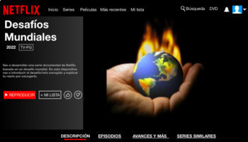 Preview of Netflix themed project-Desafíos Mundiales (AP Spanish Language & Culture)