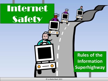 The internet superhighway  Digital network, Free animated