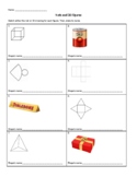 Nets and 3D Figures Worksheet