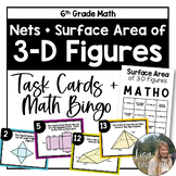 Nets and Surface Area of 3D Figures - 6th Grade Math Task 