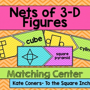 Preview of Nets of 3D Figures and 3D Shapes Matching Center