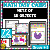 Nets of 3D Objects | Paper or Digital Task Cards