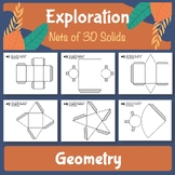 Nets of 3D Shapes Exploration Activity