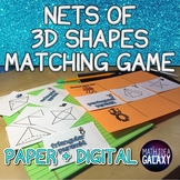 Nets of 3D Shapes Digital Activity - Matching