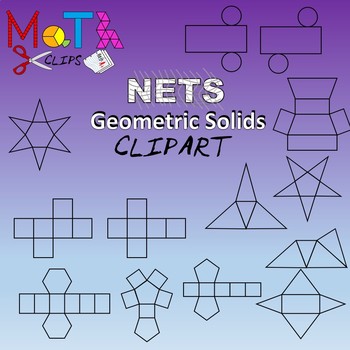 Preview of Nets of Geometric Solids Clipart