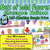 Nets of Three-Dimensional Solid Figures Digital Self-Check