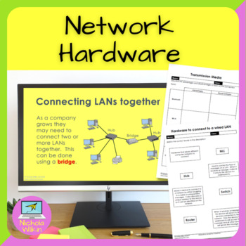 Preview of Network Hardware Lesson