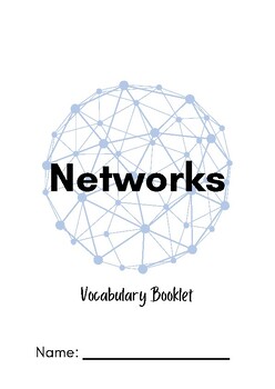 Preview of Networks Vocabulary Study Booklet - HSC Mathematics Standard 2