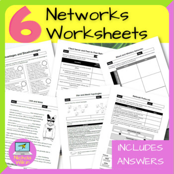 Preview of Networks Worksheets