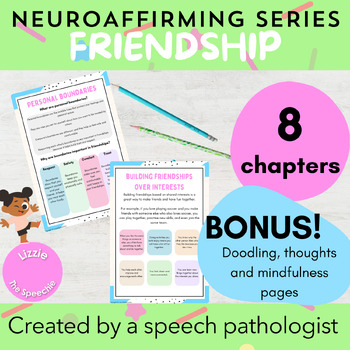 Preview of Neuroaffirming friendship pack - information and activities!