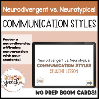 Preview of Neurodivergent vs. Neurotypical Communication Styles