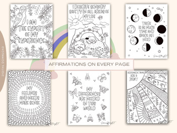 Neurodiversity Affirming Coloring Pages by MARIE TREVISAN | TPT