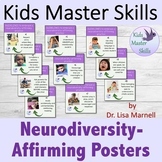 Autism Neurodiversity-Affirming Posters for Occupational Therapy