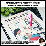 Neurodiversity Affirming Speech Therapy Goals