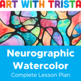 Neurographic Watercolors Painting Art Lesson