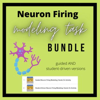 Preview of Neuron Firing Modeling: Guided AND Student-Driven Versions, Bundled