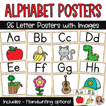 Preview of Alphabet Posters | Beginning Sound Posters