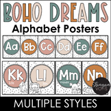 Neutral Alphabet Posters - Boho Alphabet