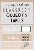 Neutral BOHO Classroom Object Te Reo Māori Labels