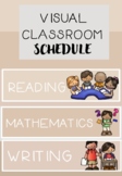 Neutral BOHO Visual Classroom Schedule