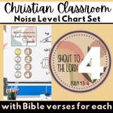 Neutral Boho Christian Classroom Sound Level Chart with Bi