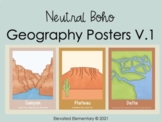 Neutral Boho Geography Posters {Volume 1}