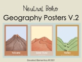 Neutral Boho Geography Posters {Volume 2}