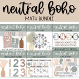 Neutral Boho Growing Math Bundle