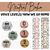 Neutral Boho Voice Levels/How We Go Home EDITABLE