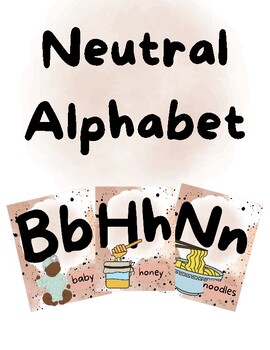 Preview of Neutral Classroom Alphabet