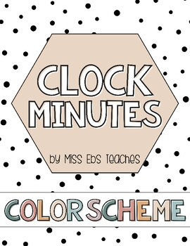 Preview of Neutral Color Scheme BOHO | Clock Minutes Display