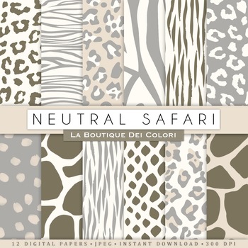 Neutral Kraft Paper Digital Papers