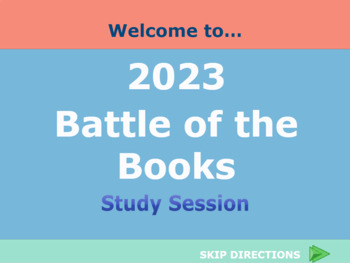 Preview of Nevada Battle of the Books 2023 Practice Session