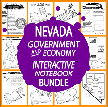 Preview of Nevada Government & Economy Bundle – Nevada History – ALL Content Included