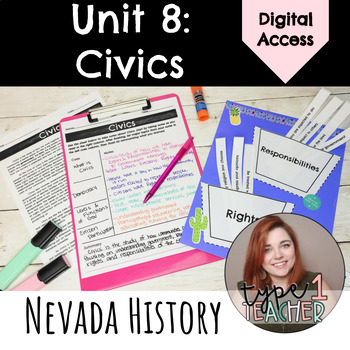 Preview of Nevada History- Civics- Distance Learning Options