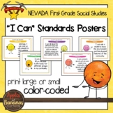 Nevada Social Studies - "I Can" First Grade Standards Posters