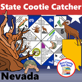 Nevada State Facts and Symbols Cootie Catcher Activity Printable