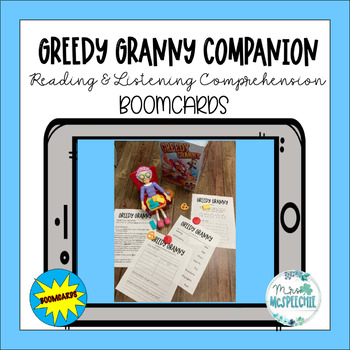 Preview of Never Board Game Reading and Listening Comprehension Greedy Granny Companion