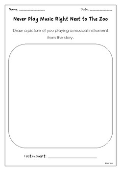 FREE - Never Play Music Right Next to the Zoo {music sub mini lesson}