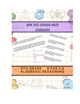 New 2023 2024 Georgia Math Standards 8th Grade Unit 1 Word Problems   Original 9572289 1 