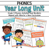 New Alberta Curriculum Full Year of Phonics for Grade 2 an