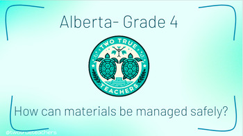 Preview of New Alberta Grade 4 Waste Management and Dangerous Materials